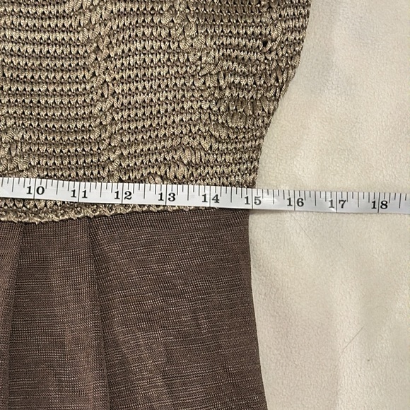 EUC like new brown Diktons knit dress size medium 8/10 - Picture 8 of 9